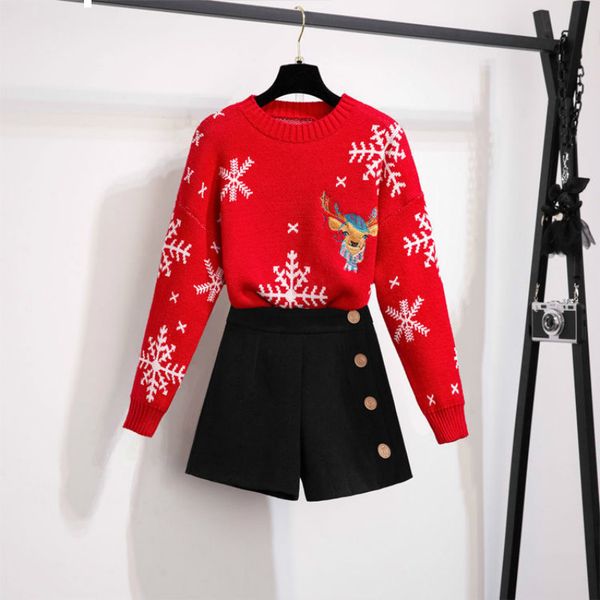 2021 new padro veado bordado 0-pescoo grosso natal + cales de l terno camisola vermelha 2 peas inverno feminino p83v, Gray
2021 new padro veado bordado 0-pescoo grosso natal + cales de l terno camisola vermelha 2 peas inverno feminino p83v, Gray