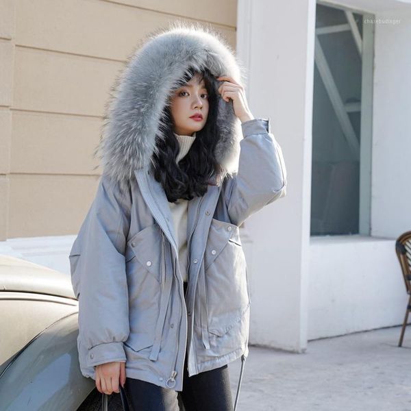 2020 winter jacket women warm coat female hooded parkas woman korean style clothes big fur collar mujer chaqueta pph14021, Black
2020 winter jacket women warm coat female hooded parkas woman korean style clothes big fur collar mujer chaqueta pph14021, Black