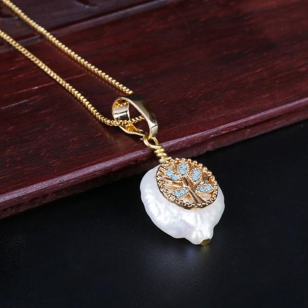 chokers micro paved mint green cz tree of life charm freshwater pearl bead dainty gold link chain pendant choker necklaces for women, Golden;silver
chokers micro paved mint green cz tree of life charm freshwater pearl bead dainty gold link chain pendant choker necklaces for women, Golden;silver
