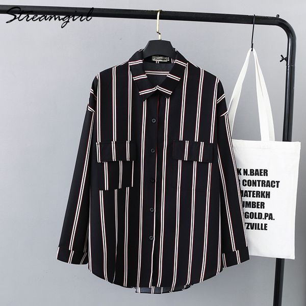 2021 new shirt lets loose double pocket ladies'shirts size red striped blouse female shirts 9ivv, White
2021 new shirt lets loose double pocket ladies'shirts size red striped blouse female shirts 9ivv, White
