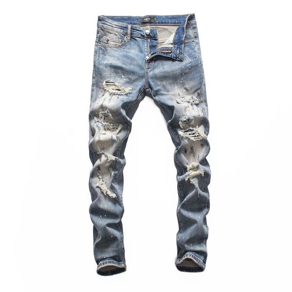 men clothing men's jeans runway slim racer biker jeans hiphop skinny men denim ripped joggers pants male wrinkle hip hop d, Blue
men clothing men's jeans runway slim racer biker jeans hiphop skinny men denim ripped joggers pants male wrinkle hip hop d, Blue