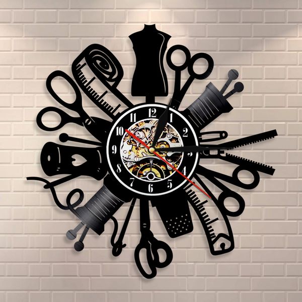 vintage sewing machine wall clock quilting vinyl record wall art decorative clock fashion store decor wall sign retro gift idea 1008
vintage sewing machine wall clock quilting vinyl record wall art decorative clock fashion store decor wall sign retro gift idea 1008