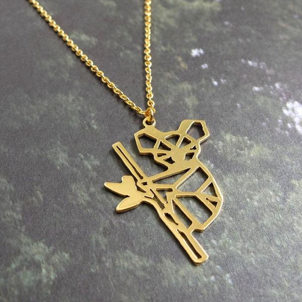 cute koala animals necklace stainless steel minimalist geometric koala gold pendant jewelry for women girl friend gift, Silver
cute koala animals necklace stainless steel minimalist geometric koala gold pendant jewelry for women girl friend gift, Silver