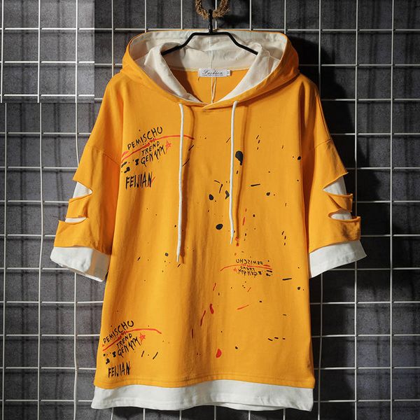hip hop hooded t-shirts men women korean harajuku oversized tee shirts fashion hole t shirt casual high street boy kg-471, White;black
hip hop hooded t-shirts men women korean harajuku oversized tee shirts fashion hole t shirt casual high street boy kg-471, White;black