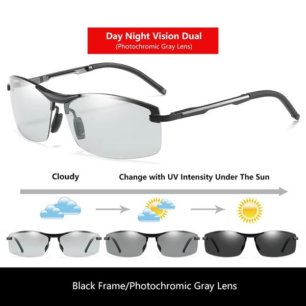 hd polarized pchromic sunglasses men driving chameleon glasses male day night driver goggles oculos lentes sol hombre, White;black
hd polarized pchromic sunglasses men driving chameleon glasses male day night driver goggles oculos lentes sol hombre, White;black