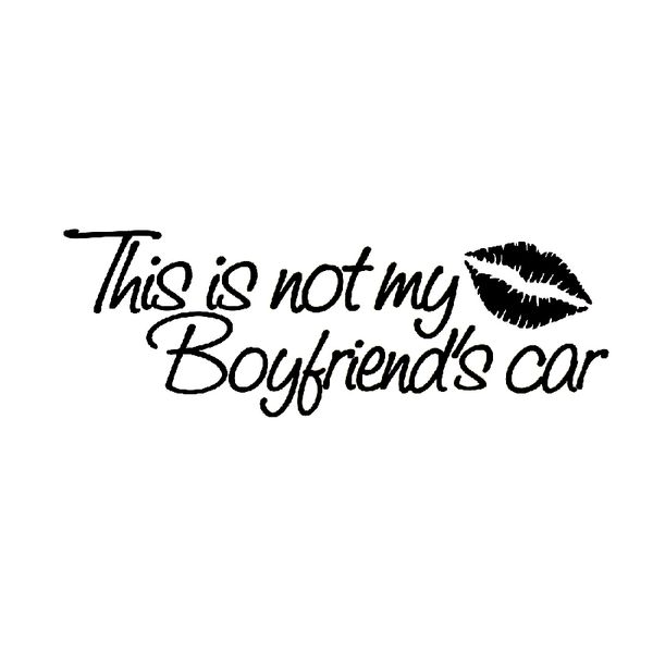 17*5.9cm this is not my boyfriend's car vinyl decal sticker funny personality stickers car accessories motorcycle helmet car styling
17*5.9cm this is not my boyfriend's car vinyl decal sticker funny personality stickers car accessories motorcycle helmet car styling
