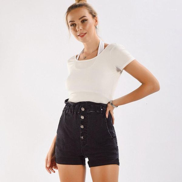 pure black wide leg denim shorts women's elastic belt loose curled high waist multi button pleated women's jeans shorts11, Blue
pure black wide leg denim shorts women's elastic belt loose curled high waist multi button pleated women's jeans shorts11, Blue