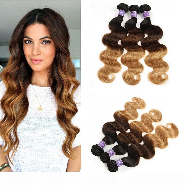 ombre human hair weave 1b 4 27# body wave brazilian human hair extensions three tone selling brazilian remy human hair bundles, Black
ombre human hair weave 1b 4 27# body wave brazilian human hair extensions three tone selling brazilian remy human hair bundles, Black