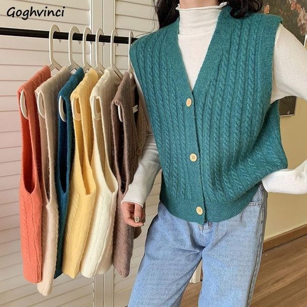 women's vests sweater womens autumn loose candy color v-neck single breasted harajuku knitted ladies korean style femme all-match casua, Black;white
women's vests sweater womens autumn loose candy color v-neck single breasted harajuku knitted ladies korean style femme all-match casua, Black;white