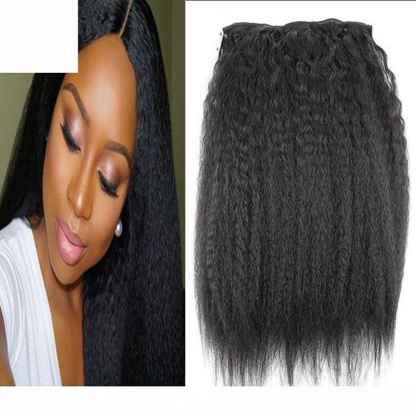 natural color unprocessed brazilian virgin hair kinky straight clip in human hair extensions 100g yaki clip human hair extensions 7pcs, Black;brown
natural color unprocessed brazilian virgin hair kinky straight clip in human hair extensions 100g yaki clip human hair extensions 7pcs, Black;brown