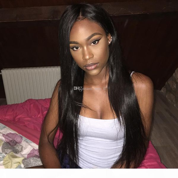 silky straight chinese virgin hair full lace human hair wigs 130 density 150 density with baby hair pre-plucked hairline bleached knots, Black;brown
silky straight chinese virgin hair full lace human hair wigs 130 density 150 density with baby hair pre-plucked hairline bleached knots, Black;brown