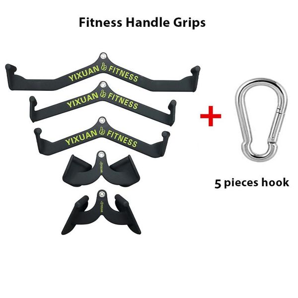 5 pieces handle grips press down bar gym fitness rowing t-bar v-bar pulley lat pull down bar handle attachment for cable machine
5 pieces handle grips press down bar gym fitness rowing t-bar v-bar pulley lat pull down bar handle attachment for cable machine