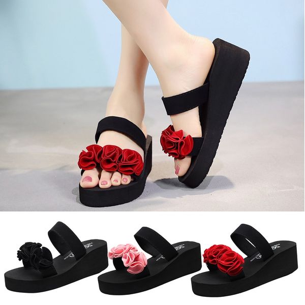 fashion womens slippers slip-on open toe wedges heels black color flower slipper shoes dames slippers zomer 2019#byy40
fashion womens slippers slip-on open toe wedges heels black color flower slipper shoes dames slippers zomer 2019#byy40