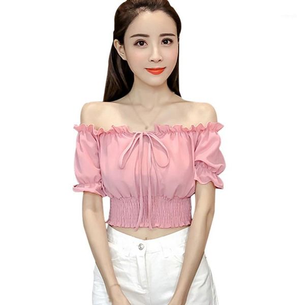 x off-shoulder t-shirt summer korean fashion slash neck short sleeve wild casual ladies 1, White
x off-shoulder t-shirt summer korean fashion slash neck short sleeve wild casual ladies 1, White