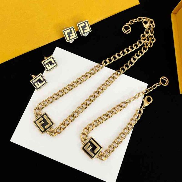 factory wholesale letter neck chain necklace female fen new black gold earrings ear clip neutral style brass bracelet, Silver
factory wholesale letter neck chain necklace female fen new black gold earrings ear clip neutral style brass bracelet, Silver
