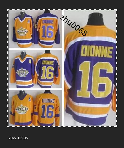 16 marcel dionne ice hockey jerseys sports home black white yellow third alternate on sale, Black;red
16 marcel dionne ice hockey jerseys sports home black white yellow third alternate on sale, Black;red