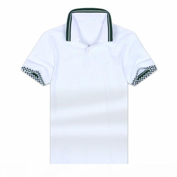 2020 new pf64547 summer cotton mens polo shirt male short sleeve casual slim solid color polo shirt, White;black
2020 new pf64547 summer cotton mens polo shirt male short sleeve casual slim solid color polo shirt, White;black