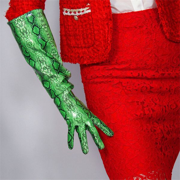 50cm patent leather long gloves big sleeve lantern sleeve emulation leather bright leather bright rose red female wpu12-50w 201021, Blue;gray
50cm patent leather long gloves big sleeve lantern sleeve emulation leather bright leather bright rose red female wpu12-50w 201021, Blue;gray