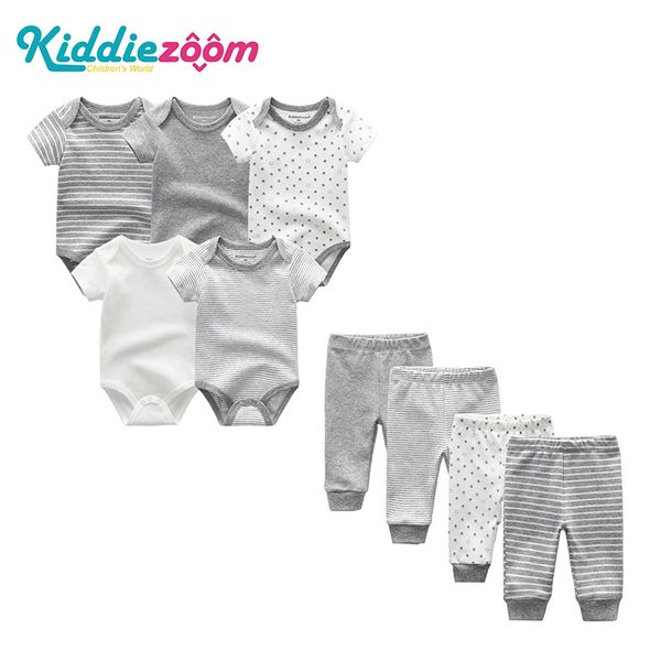 summer newborn clothes 5pcs short sleeve baby rompers+4pcs trousers 100%cotton soft boys&girls clothing set 1021, White
summer newborn clothes 5pcs short sleeve baby rompers+4pcs trousers 100%cotton soft boys&girls clothing set 1021, White