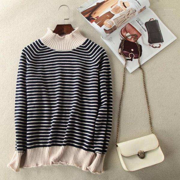 super quality ruffles turtleneck cashmere sweater women sweaters and pullovers comfortable soft pull femme knitted sweater1, White;black
super quality ruffles turtleneck cashmere sweater women sweaters and pullovers comfortable soft pull femme knitted sweater1, White;black