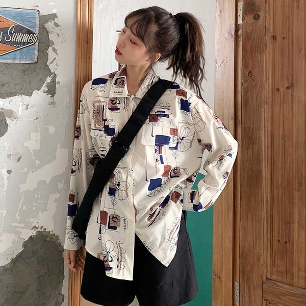 2021 spring autumn casual chiffon shirts women female fashion printed loose big size long sleeve blouse oversize sh190821, White
2021 spring autumn casual chiffon shirts women female fashion printed loose big size long sleeve blouse oversize sh190821, White