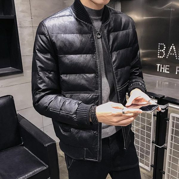 men's down & parkas winter large casual baseball collar cotton padded jacket for men1, Black
men's down & parkas winter large casual baseball collar cotton padded jacket for men1, Black