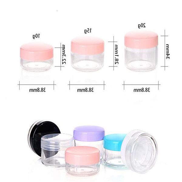 10g 15g 20g cosmetic sample empty plastic pot jars with screw cap lid bottles eye shadow container case
10g 15g 20g cosmetic sample empty plastic pot jars with screw cap lid bottles eye shadow container case