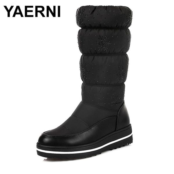 boots yaerni 2021 keep warm thick plush winter women crystal wedges snow mid calf fur shoes woman platform e662, Black
boots yaerni 2021 keep warm thick plush winter women crystal wedges snow mid calf fur shoes woman platform e662, Black