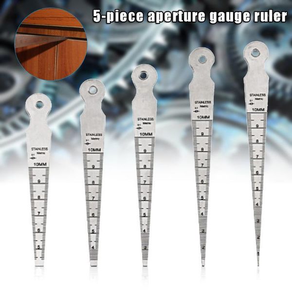 5pcs/set feeler gauge tapered ruler hole inspection measuring tool triangular wedges ruler j99store1
5pcs/set feeler gauge tapered ruler hole inspection measuring tool triangular wedges ruler j99store1