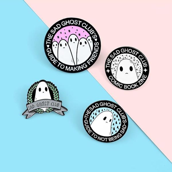 pins, brooches sad white ghost enamel lapel pins halloween fashion cartoon badges backpack cute pin gift for friends wholesale jewelry1, Gray
pins, brooches sad white ghost enamel lapel pins halloween fashion cartoon badges backpack cute pin gift for friends wholesale jewelry1, Gray