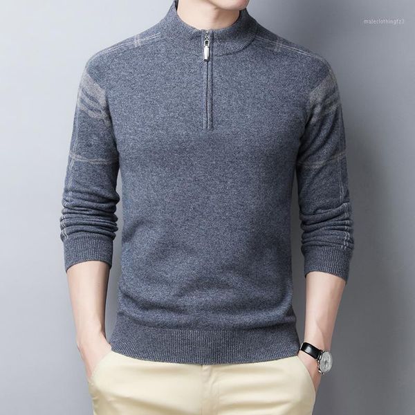 men's sweaters 2021 autumn winter men 100 pure cashmere semi high zipper collar sweater thicked casual warm knitted pullovers1, White;black
men's sweaters 2021 autumn winter men 100 pure cashmere semi high zipper collar sweater thicked casual warm knitted pullovers1, White;black