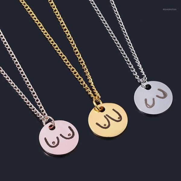 midy feminist boobs pendant necklace women stainless steel handmade special coins choker necklace lady jewelry dropshipping1, Silver
midy feminist boobs pendant necklace women stainless steel handmade special coins choker necklace lady jewelry dropshipping1, Silver