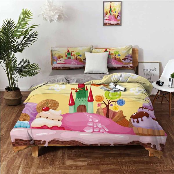 kids sweet castle landscape with donuts muffins ice cream nursery imagebedding 3-piece set
kids sweet castle landscape with donuts muffins ice cream nursery imagebedding 3-piece set