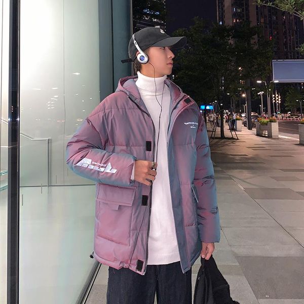men's down & parkas the winter chameleon cotton jacket for 2021 is loose and thickened with reflective printed cotton-padded men, Black
men's down & parkas the winter chameleon cotton jacket for 2021 is loose and thickened with reflective printed cotton-padded men, Black