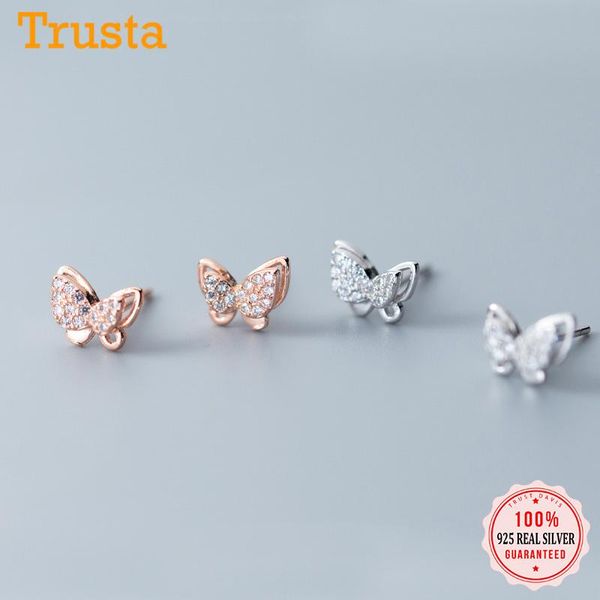 trustdavis authentic 925 sterling silver women's fashion cz butterfly stud earrings gift for school girls daughter's gift ds38, Golden;silver
trustdavis authentic 925 sterling silver women's fashion cz butterfly stud earrings gift for school girls daughter's gift ds38, Golden;silver