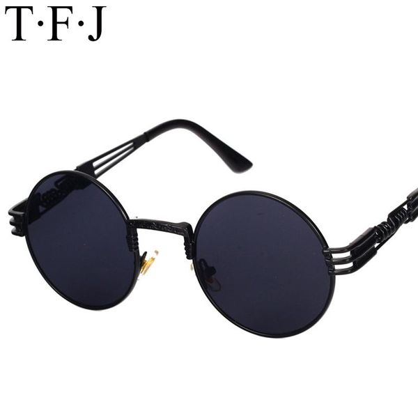 sunglasses tfj gothic steampunk men women metal wrapeyeglasses round shades brand designer sun glasses mirror uv400, White;black
sunglasses tfj gothic steampunk men women metal wrapeyeglasses round shades brand designer sun glasses mirror uv400, White;black
