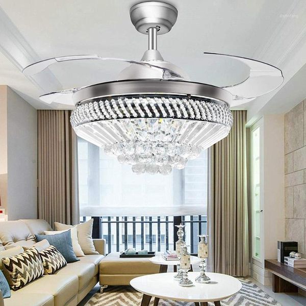 42 inch invisible crystal ceiling fans with led light and remote, indoor ceiling light kits with 4 retractable abs blades fans1
42 inch invisible crystal ceiling fans with led light and remote, indoor ceiling light kits with 4 retractable abs blades fans1