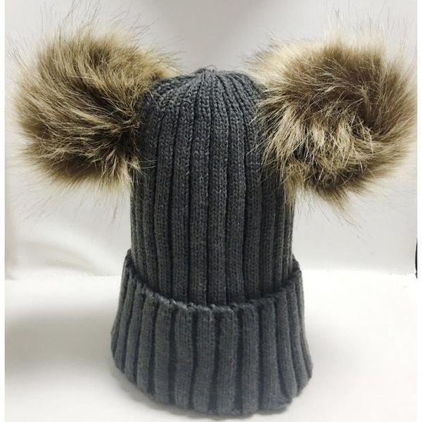 fashion parent-child caps cute infant baby pompon winter hat double fur ball hat mother kids warm knitted hat newborn be qylonc, Yellow
fashion parent-child caps cute infant baby pompon winter hat double fur ball hat mother kids warm knitted hat newborn be qylonc, Yellow