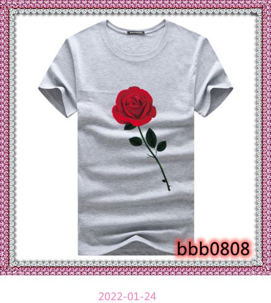 rose printed t shirts summer shirt crew neck short sleeves 5xl men new fashion clothing cotton male casual tees, White;black
rose printed t shirts summer shirt crew neck short sleeves 5xl men new fashion clothing cotton male casual tees, White;black