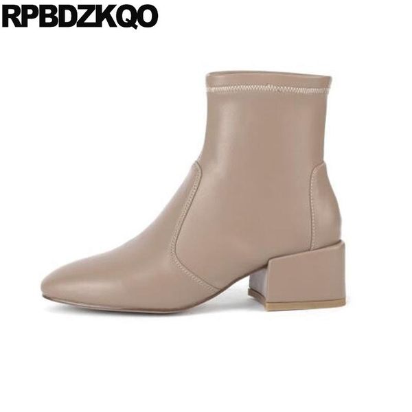boots booties block women ankle medium heel square toe slip on waterproof 2021 autumn fall short chunky casual size 34 shoes, Black
boots booties block women ankle medium heel square toe slip on waterproof 2021 autumn fall short chunky casual size 34 shoes, Black