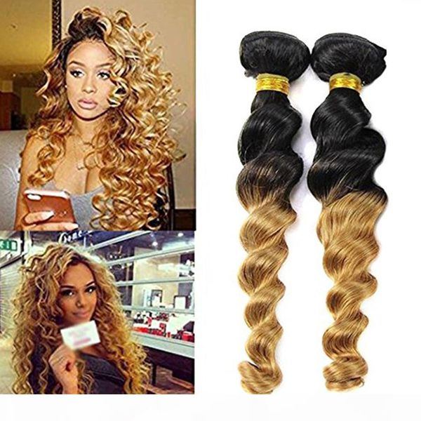 7a ombre peruvian bouncy loose wave 3 bundles virgin human hair weft 1b 27 ombre 2 tone color blonde extensions weave ing, Black;brown
7a ombre peruvian bouncy loose wave 3 bundles virgin human hair weft 1b 27 ombre 2 tone color blonde extensions weave ing, Black;brown