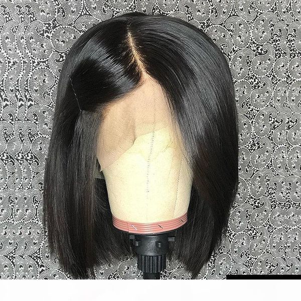 360 full lace human hair wigs short bob cut with baby hair brazilian virgin glueless frontal short human lace front wig for women, Black;brown
360 full lace human hair wigs short bob cut with baby hair brazilian virgin glueless frontal short human lace front wig for women, Black;brown