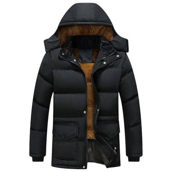 middle aged plush down cotton men's plush warm hooded middle-aged and elderly winter et, Black
middle aged plush down cotton men's plush warm hooded middle-aged and elderly winter et, Black