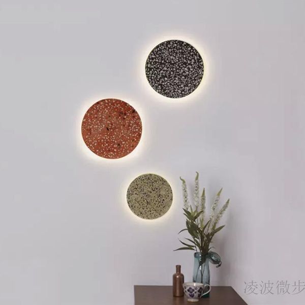 nordic simple modern creative net red terrazzo wall lamp designer corridor lamp living room bedroom bedside background light
nordic simple modern creative net red terrazzo wall lamp designer corridor lamp living room bedroom bedside background light