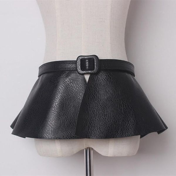 johnature new skirt waist cummerbunds 2020 autumn winter all match pu false two pieces fashion decorate women cummerbunds, Black;brown
johnature new skirt waist cummerbunds 2020 autumn winter all match pu false two pieces fashion decorate women cummerbunds, Black;brown