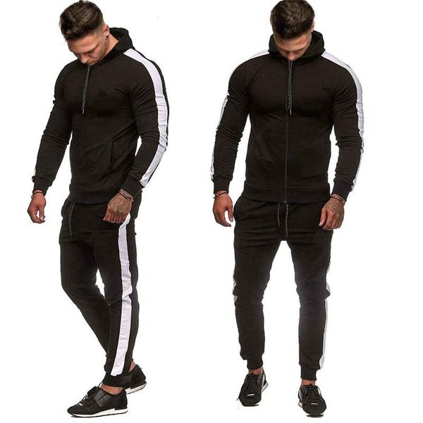 casual new two-piece sets mens autumn splicing zipper print sweatshirt and pants sets outdoor sport suit tracksuit, Gray
casual new two-piece sets mens autumn splicing zipper print sweatshirt and pants sets outdoor sport suit tracksuit, Gray
