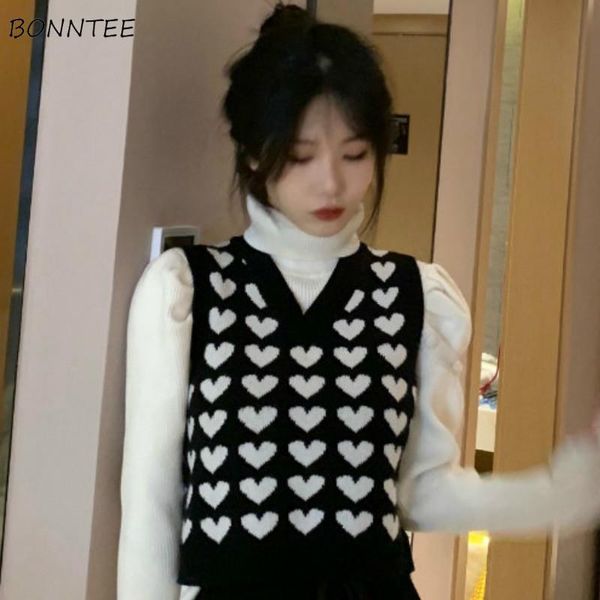 women's vests sweater vest women lovely v-neck geometric college all match elegant korean style casual simple female loose trendy fall, Black;white
women's vests sweater vest women lovely v-neck geometric college all match elegant korean style casual simple female loose trendy fall, Black;white