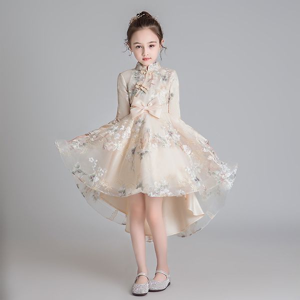 chinese style girls cheongsam dress kids national trailing mesh princess dress for girl birthday party children's clothing 3-12y t20070, Red;yellow
chinese style girls cheongsam dress kids national trailing mesh princess dress for girl birthday party children's clothing 3-12y t20070, Red;yellow