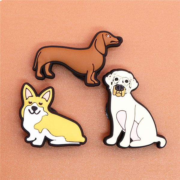 original shoe buckle accessories novel cute labrador corgi dachshund shoes decoration charms bracelets kids gifts, White;pink
original shoe buckle accessories novel cute labrador corgi dachshund shoes decoration charms bracelets kids gifts, White;pink