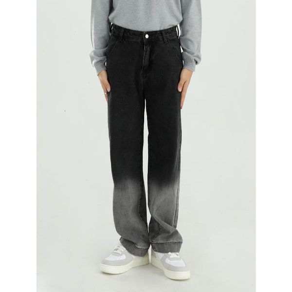 men's jeans male streetwear vintage fashion trousers men gradient color washed loose casual straigh denim pant, Blue
men's jeans male streetwear vintage fashion trousers men gradient color washed loose casual straigh denim pant, Blue
